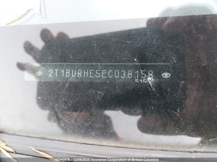 2T1BURHE5EC038158 2014 TOYOTA COROLLA photo no. 18