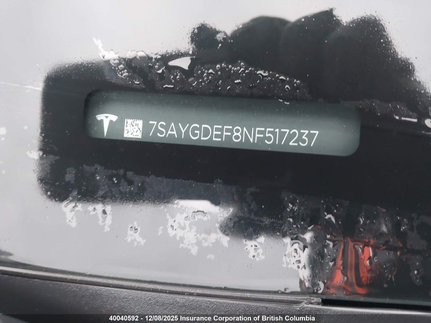 7SAYGDEF8NF517237 2022 TESLA MODEL Y photo no. 18