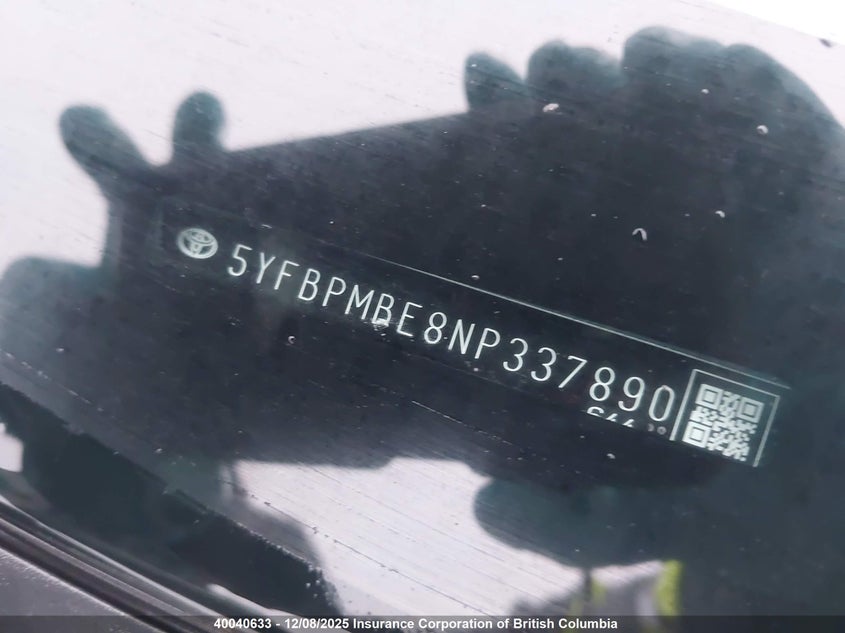 5YFBPMBE8NP337890 2022 TOYOTA COROLLA photo no. 18