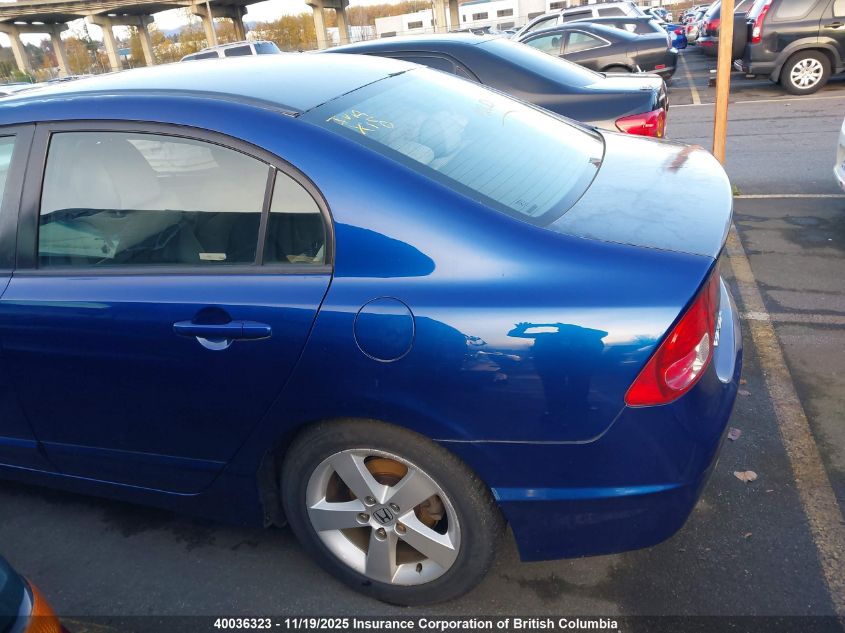 2007 Honda Civic Ex VIN: 2HGFA158X7H041755 Lot: 40036323