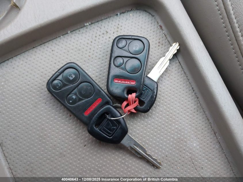 2002 Honda Odyssey Exl VIN: 2HKRL18082H012542 Lot: 40040643