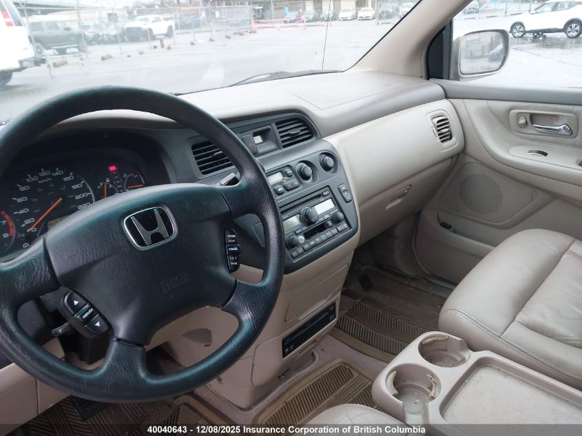 2002 Honda Odyssey Exl VIN: 2HKRL18082H012542 Lot: 40040643