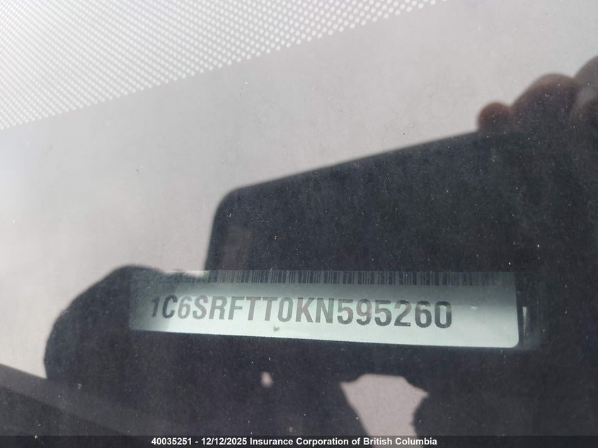 1C6SRFTT0KN595260 2019 RAM 1500 photo no. 18