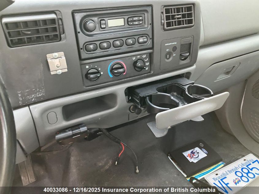 2004 Ford F250 Super Duty VIN: 1FTNX20L74ED42139 Lot: 40033086