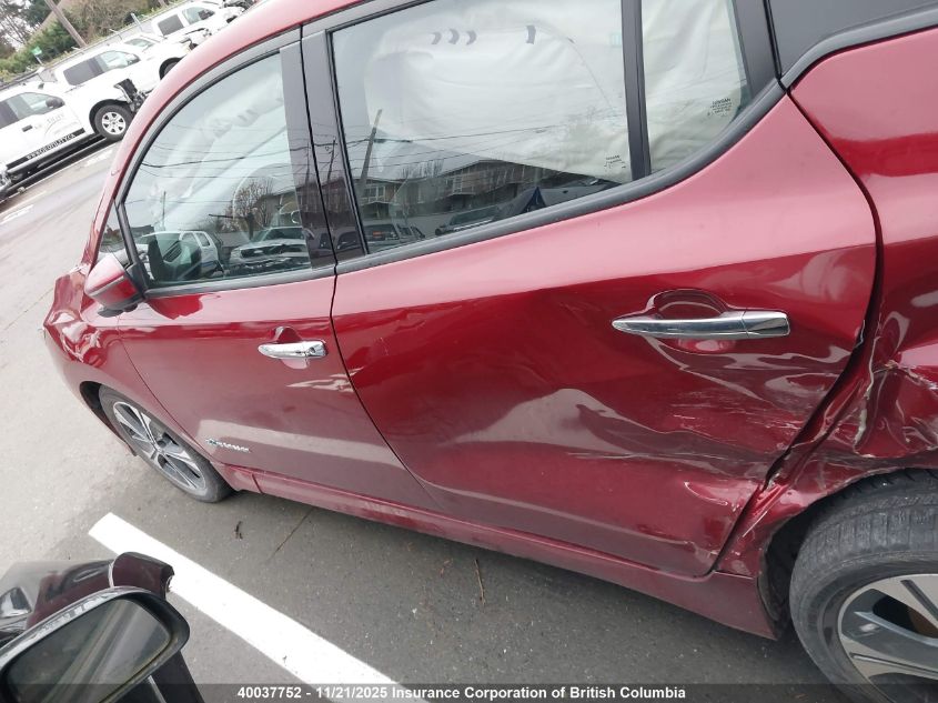 2018 Nissan Leaf S/Sv/Sl VIN: 1N4AZ1CP0JC315637 Lot: 40037752