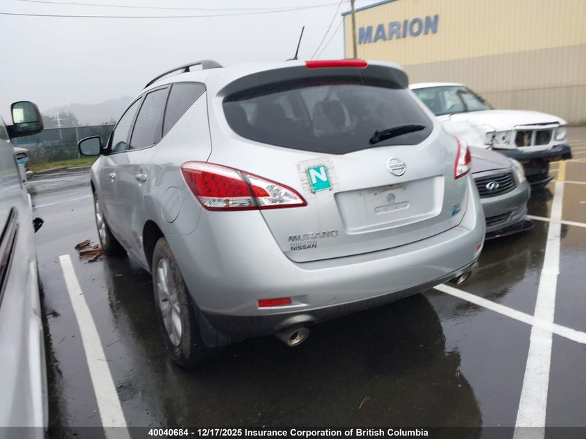 JN8AZ1MW4CW220908 2012 NISSAN MURANO photo no. 3