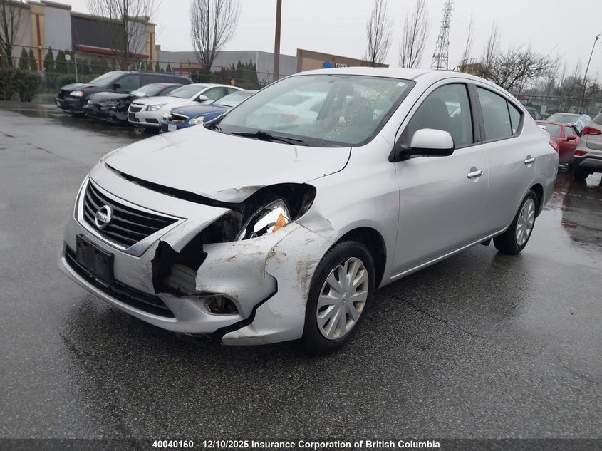 3N1CN7APXEL860987 2014 NISSAN VERSA photo no. 2