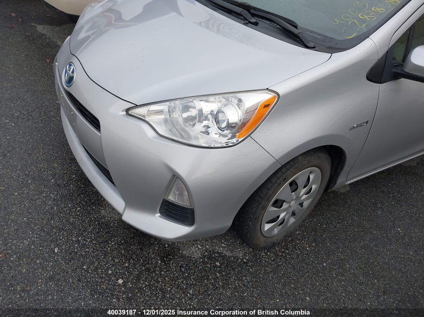 JTDKDTB32C1510547 2012 TOYOTA PRIUS C photo no. 2