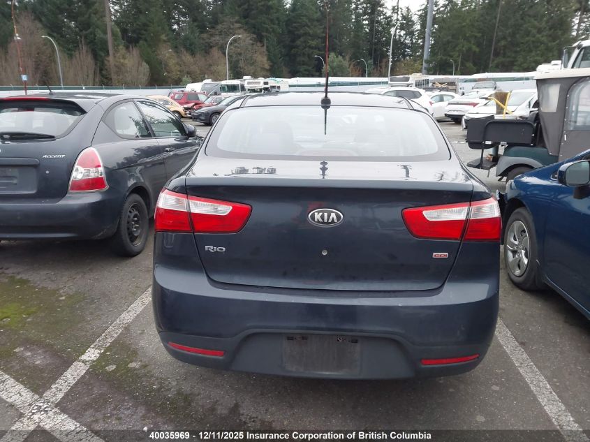 2013 Kia Rio Lx VIN: KNADM4A32D6233030 Lot: 40035969