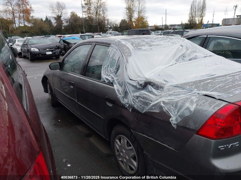 2004 Honda Civic Dx Vp VIN: 2HGES16364H919320 Lot: 40036873