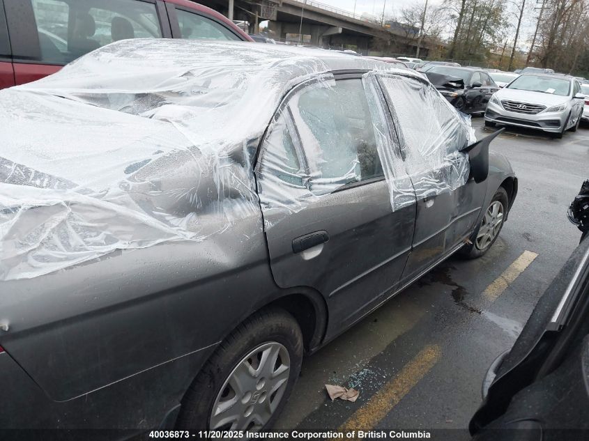 2004 Honda Civic Dx Vp VIN: 2HGES16364H919320 Lot: 40036873