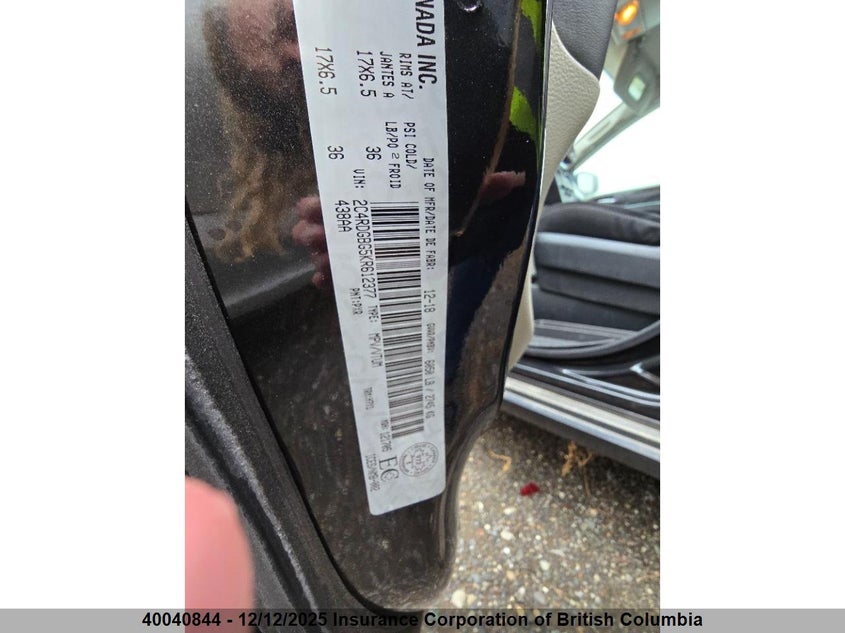 2C4RDGBG5KR612377 2019 DODGE CARAVAN photo no. 7