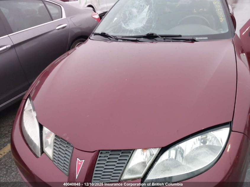 2003 Pontiac Sunfire VIN: 3G2JB12F03S135101 Lot: 40040845