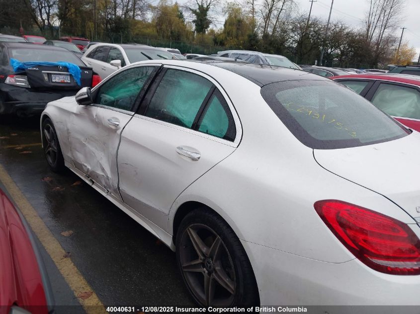 2018 Mercedes-Benz C 300 4Matic VIN: 55SWF4KB5JU277808 Lot: 40040631