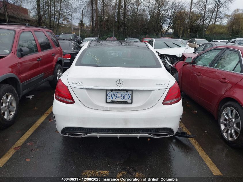 2018 Mercedes-Benz C 300 4Matic VIN: 55SWF4KB5JU277808 Lot: 40040631