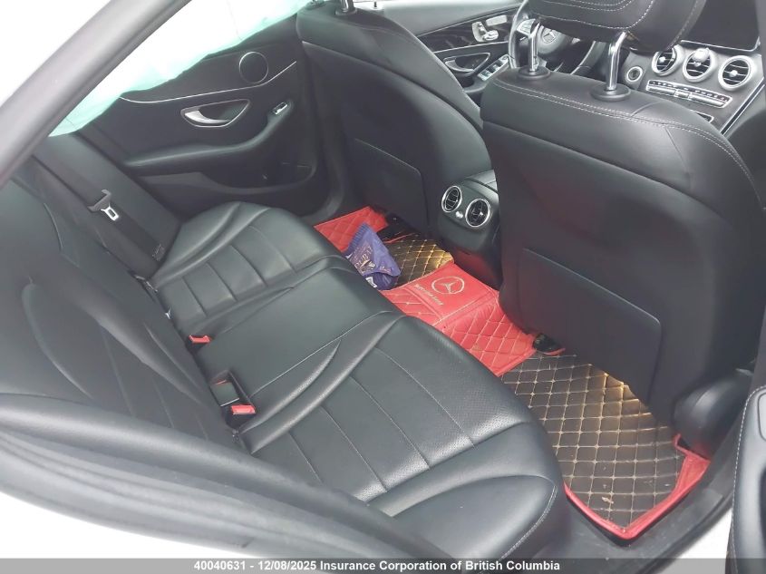 2018 Mercedes-Benz C 300 4Matic VIN: 55SWF4KB5JU277808 Lot: 40040631