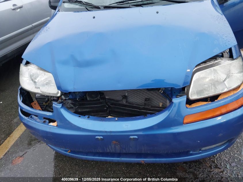 2006 Pontiac Wave Lt VIN: KL2TW69616B654043 Lot: 40039639