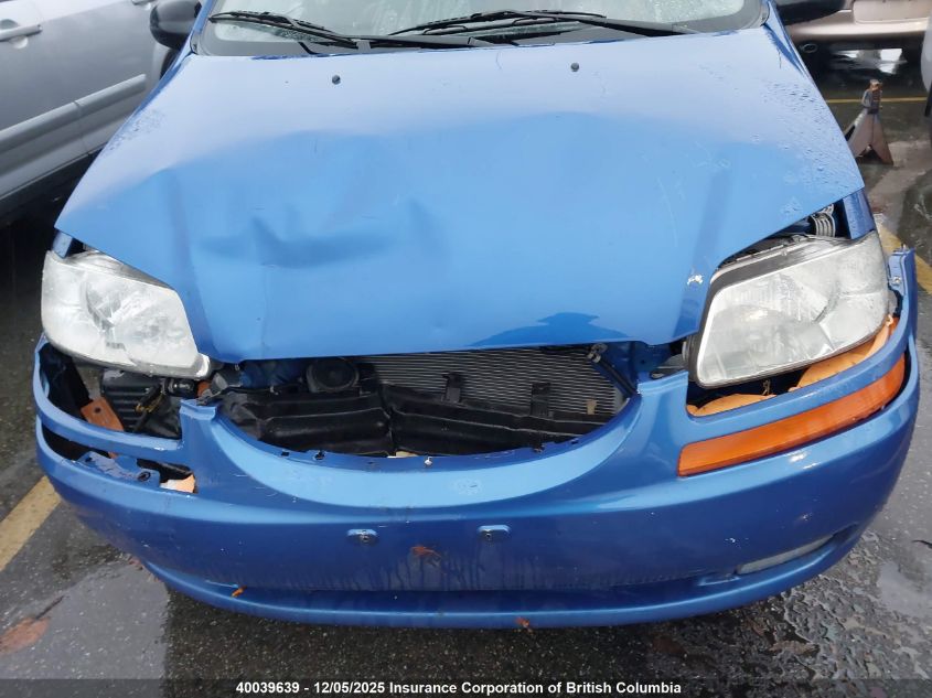 2006 Pontiac Wave Lt VIN: KL2TW69616B654043 Lot: 40039639