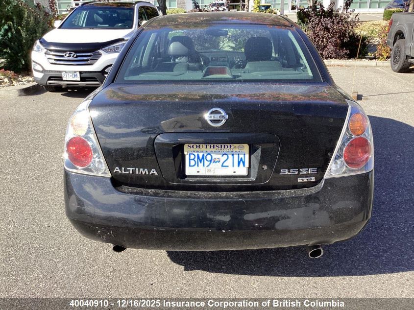 2003 Nissan Altima Se VIN: 1N4BL11E13C193137 Lot: 40040910