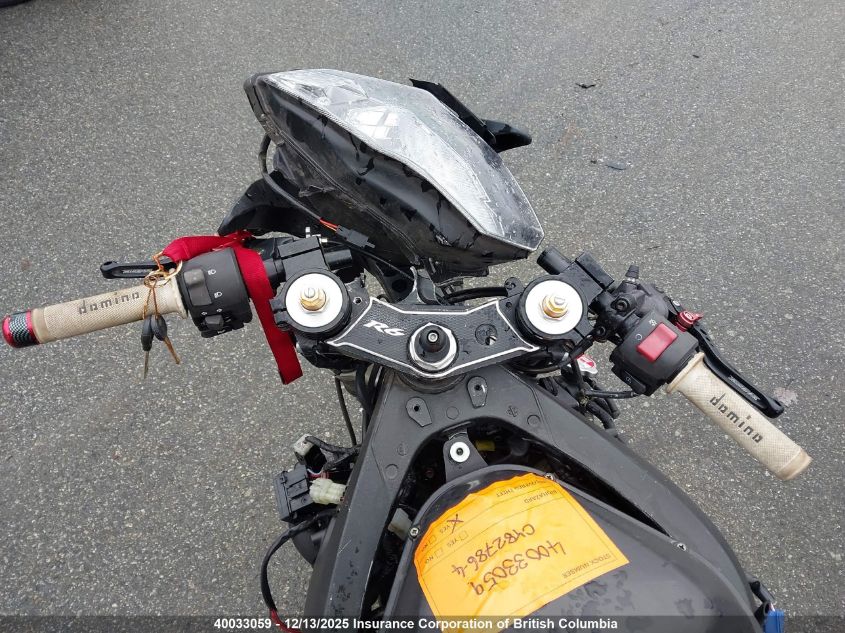 2005 Yamaha Yzfr6 Sb VIN: JYARJ06N35A002507 Lot: 40033059