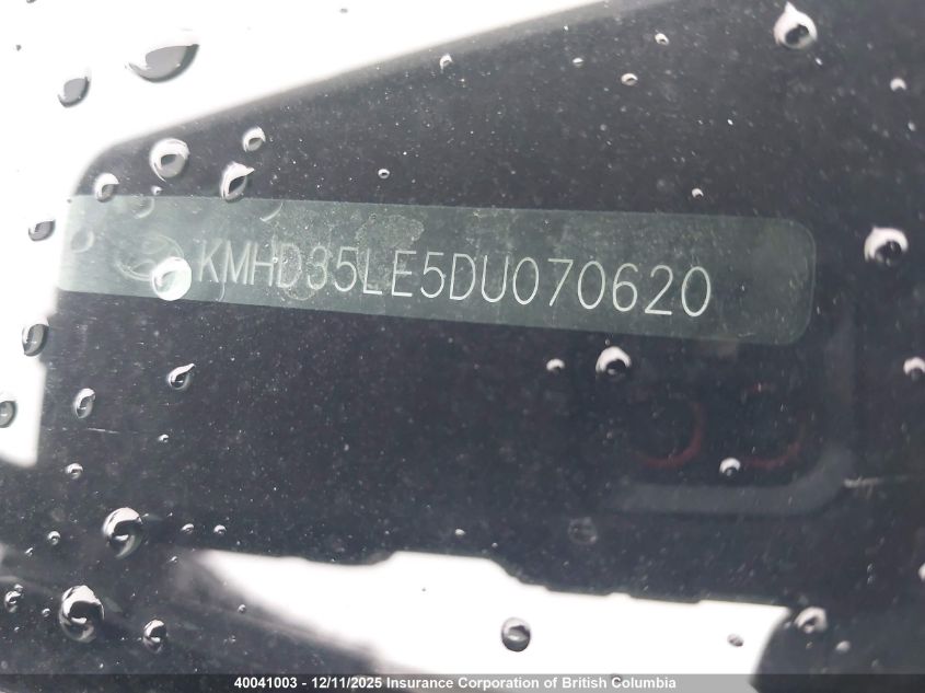 2013 Hyundai Elantra Gt VIN: KMHD35LE5DU070620 Lot: 40041003