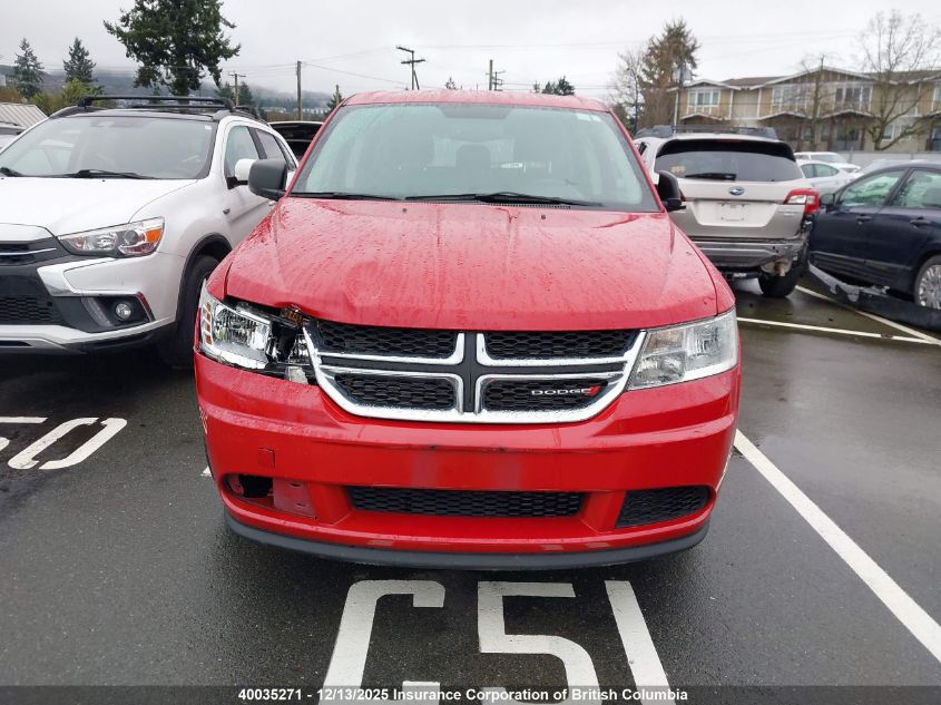 2017 Dodge Journey Se VIN: 3C4PDCAB0HT584631 Lot: 40035271