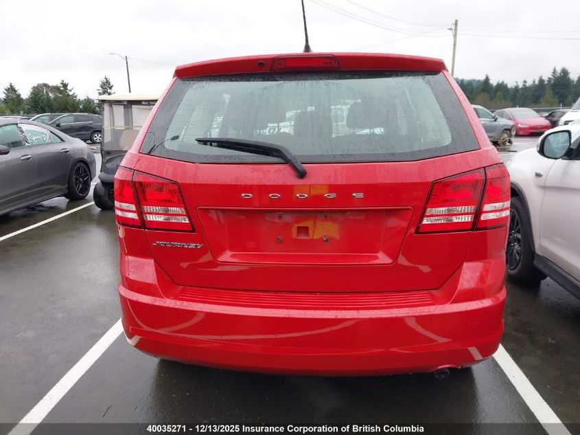 2017 Dodge Journey Se VIN: 3C4PDCAB0HT584631 Lot: 40035271