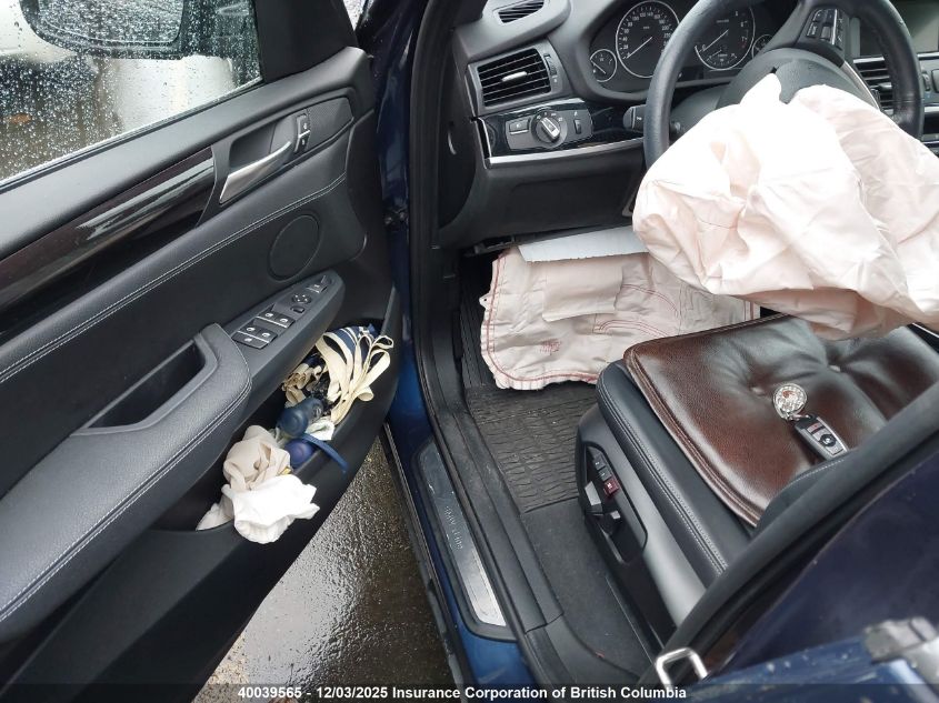 2015 BMW X3 xDrive28I VIN: 5UXWX9C54F0D58102 Lot: 40039565