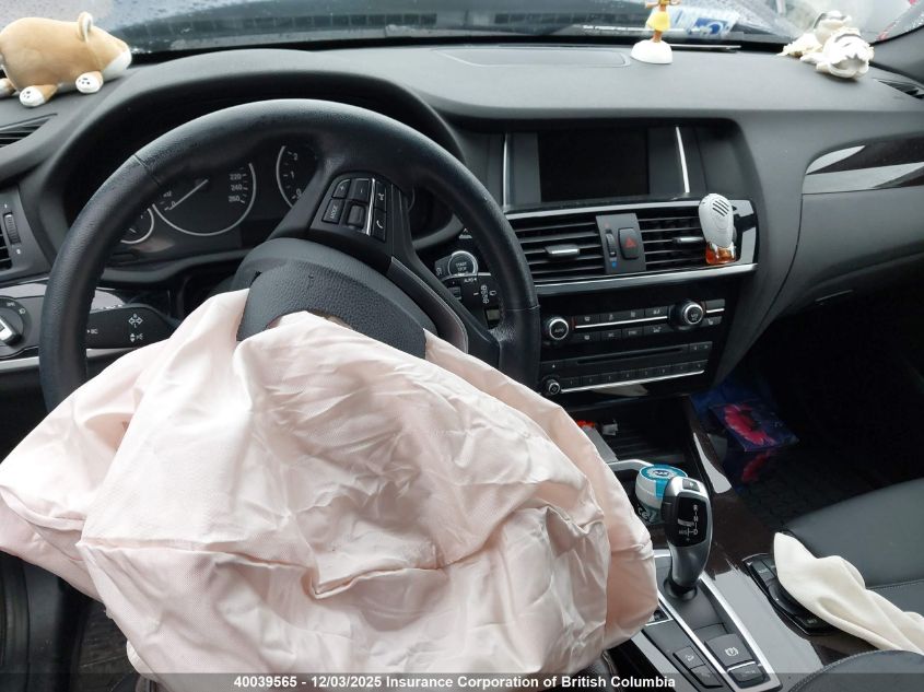 2015 BMW X3 xDrive28I VIN: 5UXWX9C54F0D58102 Lot: 40039565