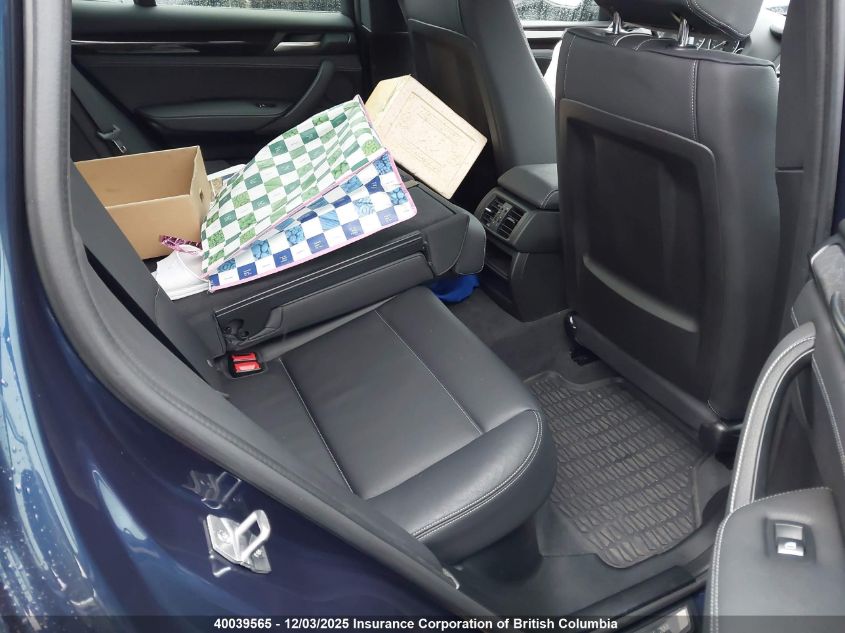 2015 BMW X3 xDrive28I VIN: 5UXWX9C54F0D58102 Lot: 40039565