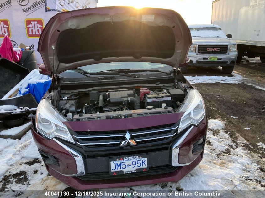 2024 Mitsubishi Mirage Se/Black Edition/Ralliart VIN: ML32AWHJ7RH019748 Lot: 40041130