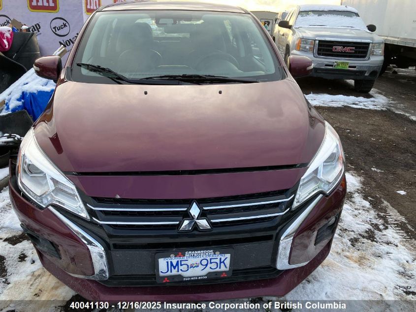 2024 Mitsubishi Mirage Se/Black Edition/Ralliart VIN: ML32AWHJ7RH019748 Lot: 40041130