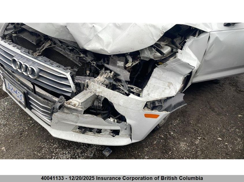 2017 Audi A4 VIN: WAUANAF44HN021225 Lot: 40041133