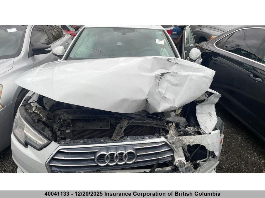 2017 Audi A4 VIN: WAUANAF44HN021225 Lot: 40041133