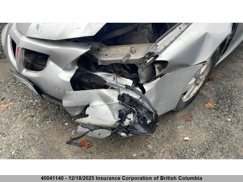 2005 Pontiac Grand Prix VIN: 2G2WP522751195788 Lot: 40041140