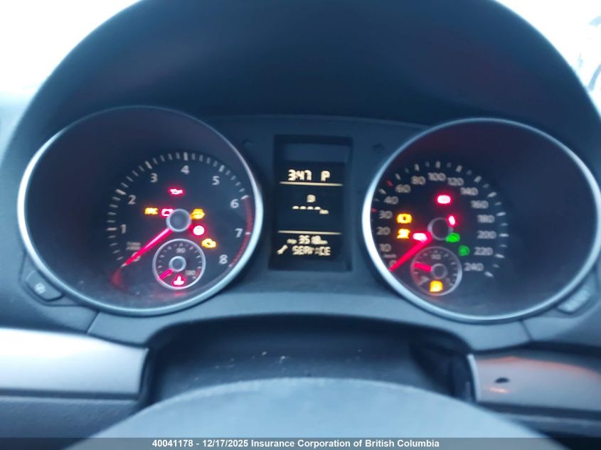 2011 Volkswagen Golf VIN: WVWBA7AJ0BW094015 Lot: 40041178