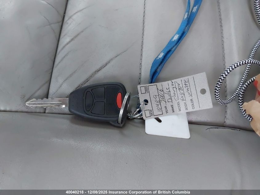 2006 Dodge Charger Se/Sxt VIN: 2B3KA43G86H260822 Lot: 40040218