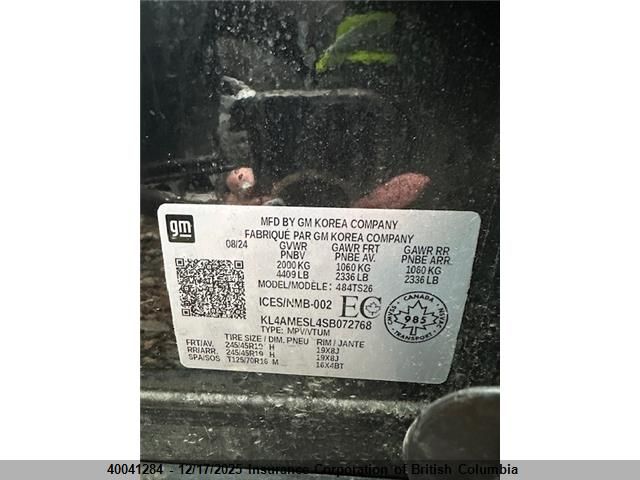 2025 Buick Encore Gx Sport Touring VIN: KL4AMESL4SB072768 Lot: 40041284
