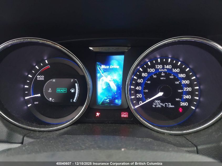 2012 Hyundai Sonata Hybrid Hybrid VIN: KMHEC4A46CA030832 Lot: 40040607