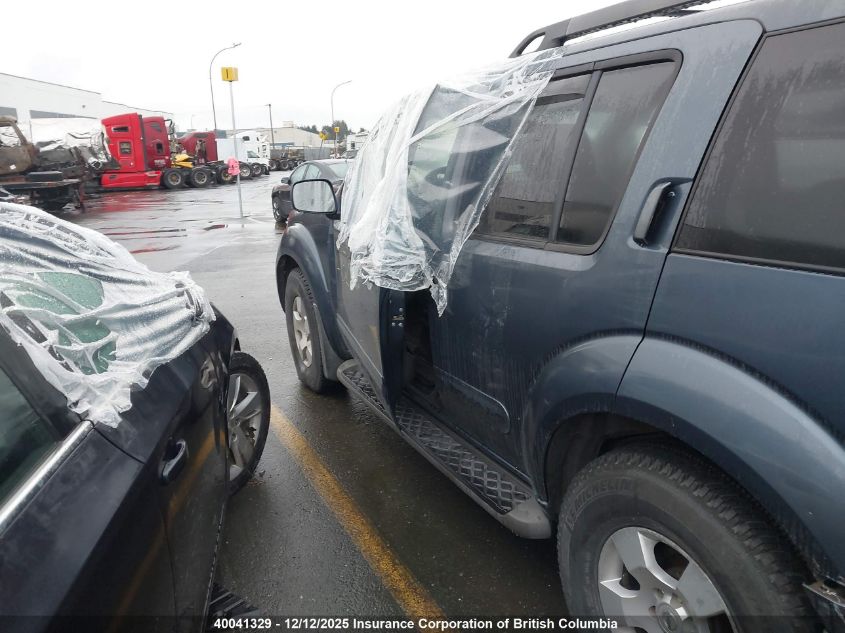 2007 Nissan Pathfinder Le/Se/Xe VIN: 5N1AR18W27C626307 Lot: 40041329