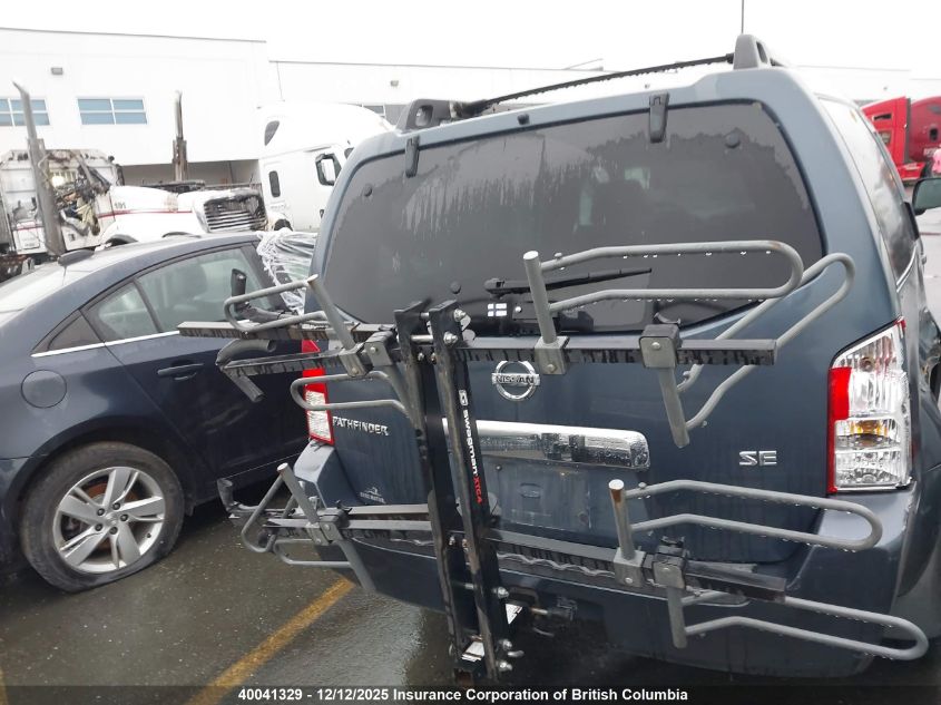 2007 Nissan Pathfinder Le/Se/Xe VIN: 5N1AR18W27C626307 Lot: 40041329