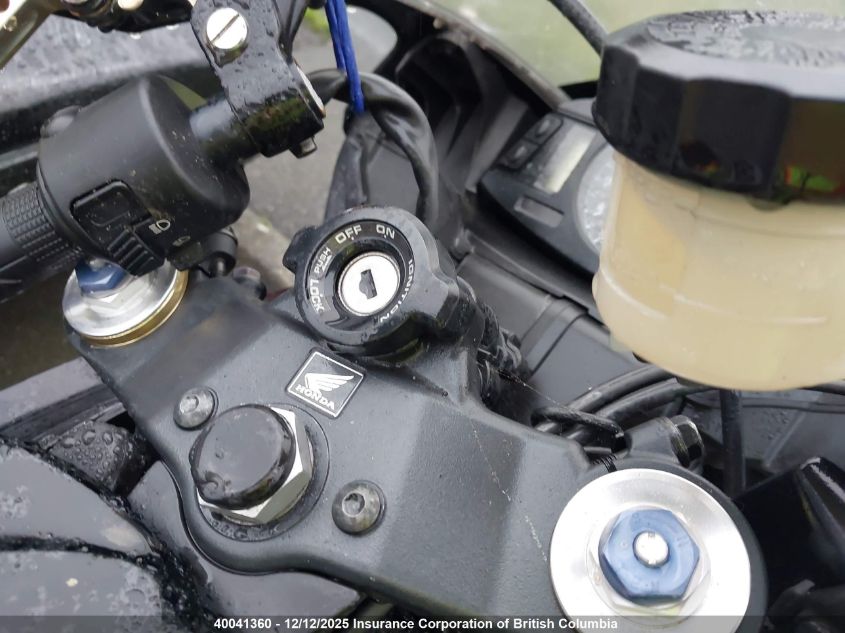 2012 Honda Cbr600 Rr-Abs VIN: JH2PC4056CK500009 Lot: 40041360