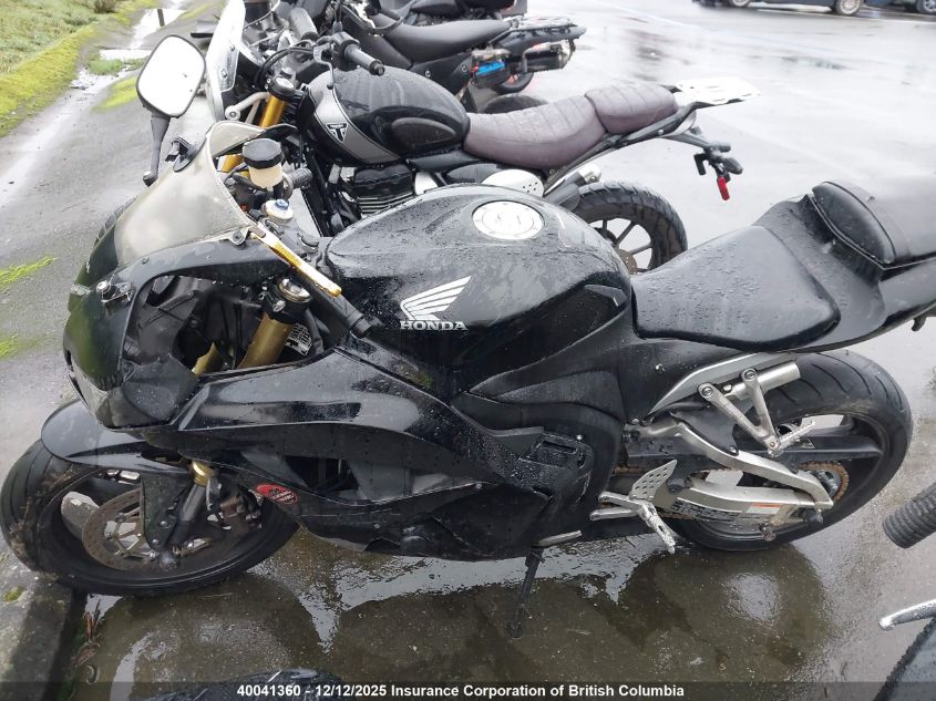 2012 Honda Cbr600 Rr-Abs VIN: JH2PC4056CK500009 Lot: 40041360