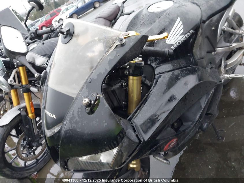 2012 Honda Cbr600 Rr-Abs VIN: JH2PC4056CK500009 Lot: 40041360