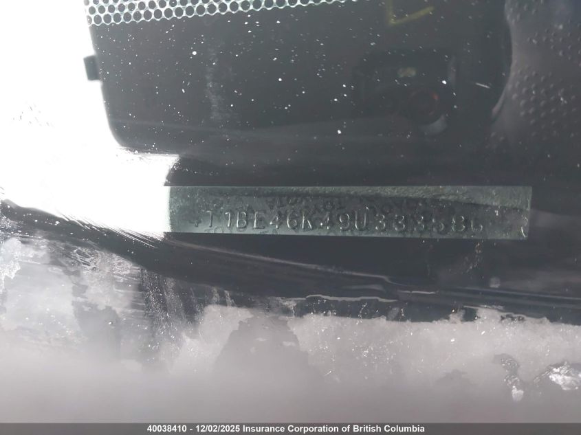 2009 Toyota Camry Le VIN: 4T1BE46K49U333586 Lot: 40038410