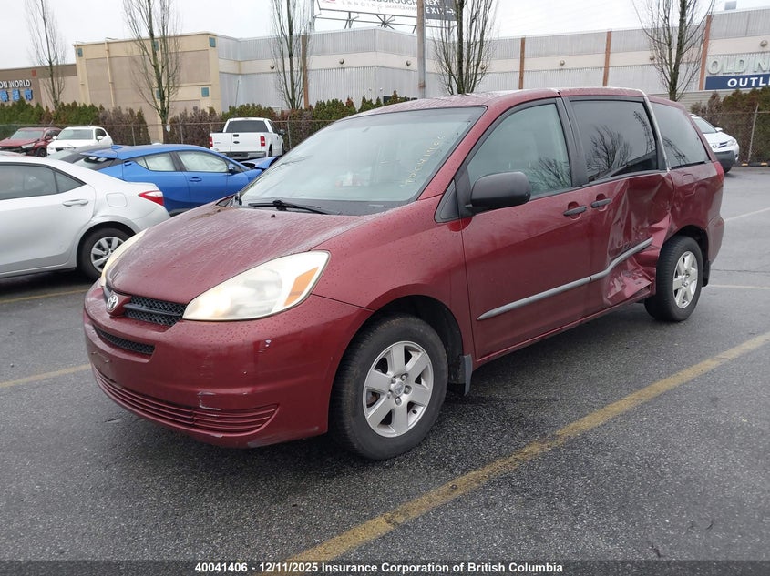 5TDZA29C55S362049 2005 TOYOTA SIENNA photo no. 2