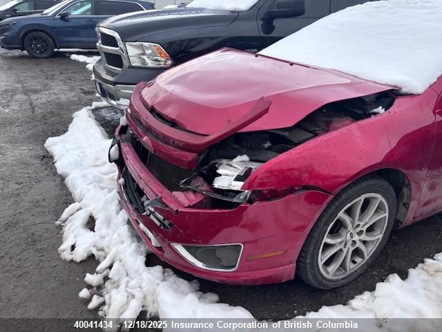 2012 Ford Fusion Sel VIN: 3FAHP0CG8CR335640 Lot: 40041434