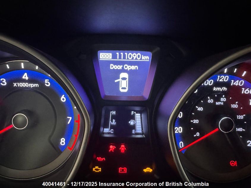 2013 Hyundai Elantra Gt VIN: KMHD35LE3DU139109 Lot: 40041461