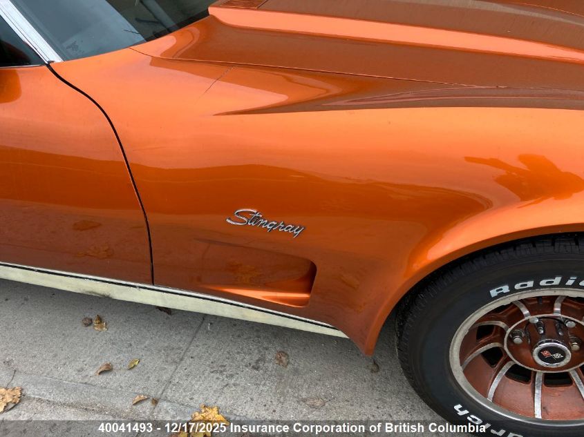 1973 Chevrolet Corvette VIN: 1Z37T3S414104 Lot: 40041493