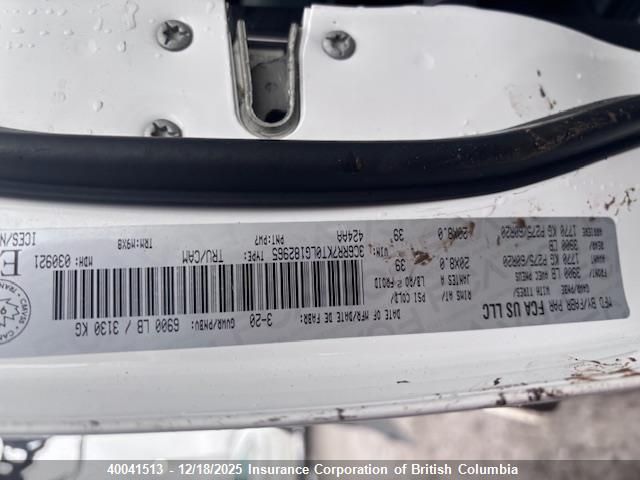 2020 Ram 1500 Classic Tradesman/Express VIN: 3C6RR7KT0LG182965 Lot: 40041513